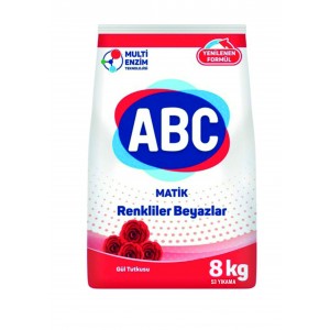 Abc Toz Deterjan Gül Tutkusu 8 Kg