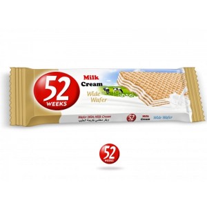 Azra 52 Weeks Süt Kremalı Gofret 60 Gr