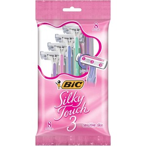 Bic Dispasable Razor Triple Blade Bag 8 pc 