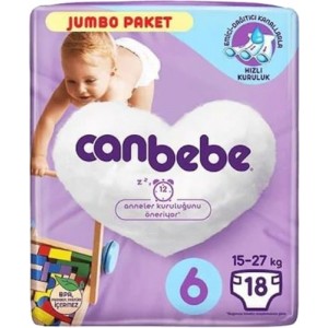 Canbebe Jumbo Paket No 6 18 Adet