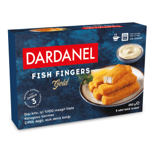 Dardanel Fish Fingers Gold (Haddock Fillet) 250 gr 