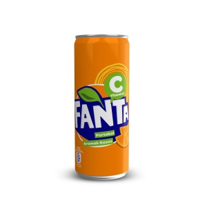 Fanta Portakal Aromalı Gazoz (Teneke Kutu) 330 Ml