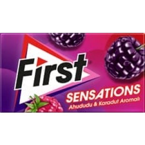 First Chewing Gum Sensations Raspberry 27 gr 