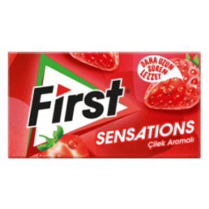 First Sakız  Sensations Çilek 27 Gr