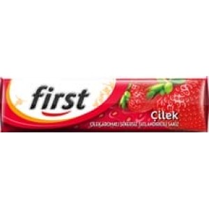 First Chewing Gum Stick Strawberry 13.5 gr 