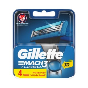 Gillette Mach 3 Turbo  4 Adet