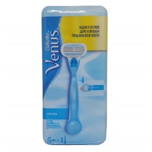 Gillette Venus Close&clean Razor With 5 Refill 1 Adet 