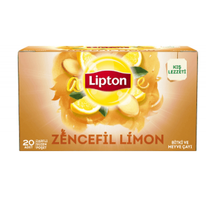 Lipton Herbal Tea Ginger&lemon 20 pcs