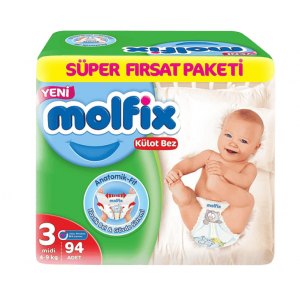 Molfix Külot Bez Süper Paketi No 3 94 Adet