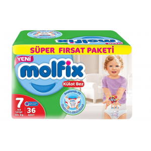 Molfix Külot Bez Süper Paketi No 7 36 Adet