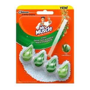 Mr. Muscle Aktif Temiz Tuvalet Blokları  Çam (Top) 37 Gr