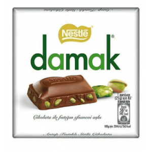 Nestle Damak Pistachio Milk Chocolate 65 gr