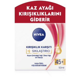 Nivea Yüz Bakım Kremi Yaşlanma Karşıtı Sıkılaştırıcı 45+ 50 Ml