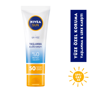 Nivea Sun Yaşlanma Karşıtı Ve Leke Karşıtı Yüz Kremi 50 Ml