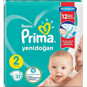 Pampers Prima No2  31 Adet