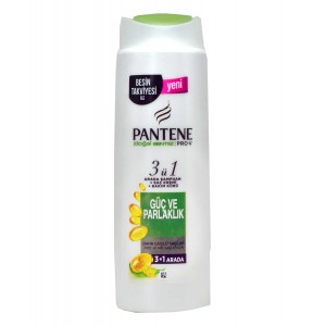 Pantene 3'ü 1 Arada Güç Ve Parlaklık Şampuan 470 Ml