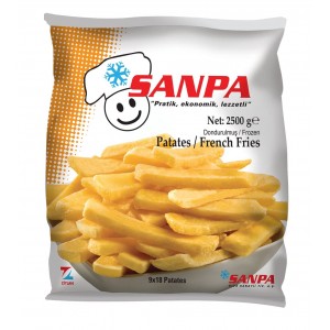 Sanpa Gıda 9X18 Patates Sanpat 2500 Gr