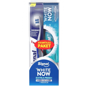 Signal White Now Extra Fresh Diş Macunu 75 Ml+Diş Fırçası 1 Adet