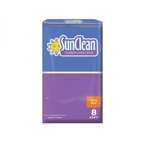 Sunclean Yetişkin Bezi 8 Adet