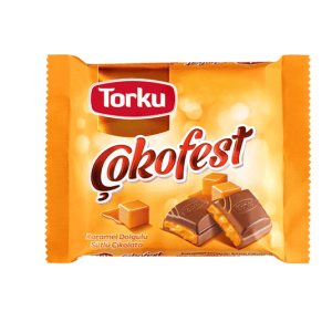 Torku Çokofest Karamel Dolgulu Sütlü Çikolata 60 Gr