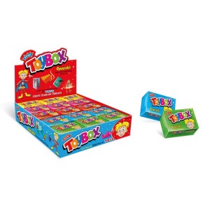 Toybox Fruit Flavored Sugared Gum Toy Gum 3 pc 