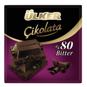 Ülker Bitter %80 Kakao Kare Çikolata 60 Gr