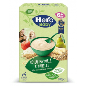 Ülker Hero Baby Sütlü Meyveli 8 Tahıllı Bebek Maması 200 Gr