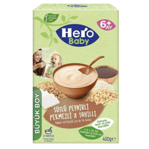 Ülker Hero Baby Sütlü Peynirli Pekmezli 8 Tahıllı Bebek Maması 400 Gr