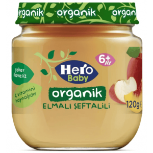 Ülker Hero Baby Organik Elmalı Bebek Maması 120 Gr