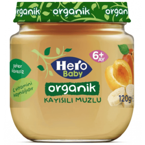 Ülker Hero Baby Organik Kayısı Muz Bebek Maması 120 Gr