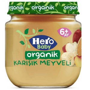 Ülker Hero Baby Organic Mixed Fruit Baby Food 120 gr