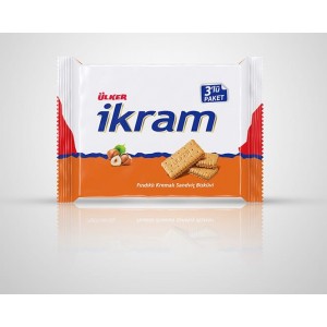 Ülker İkram Kremalı Fındıklı 3’Lü 252 Gr