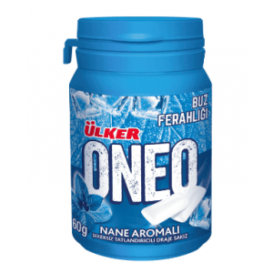 Ülker Oneo Mint Bottle Dragee Gum 60 gr