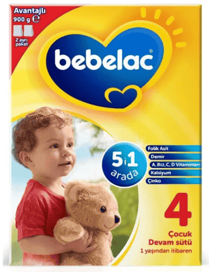 Bebelac Baby Food No 4 900 gr 