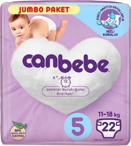 Canbebe Jumbo Paket No 5 22 Adet