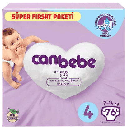 Canbebe Süper Fırsat Paketi No 4 76 Adet