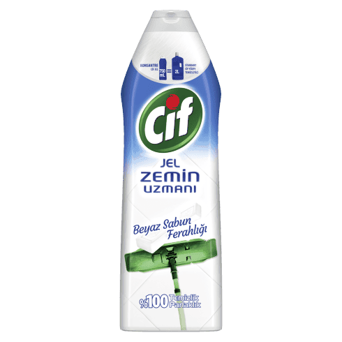 Cif Jel Zemin Uzmanı Beyaz Sabun Ferahlığı 750 Ml 