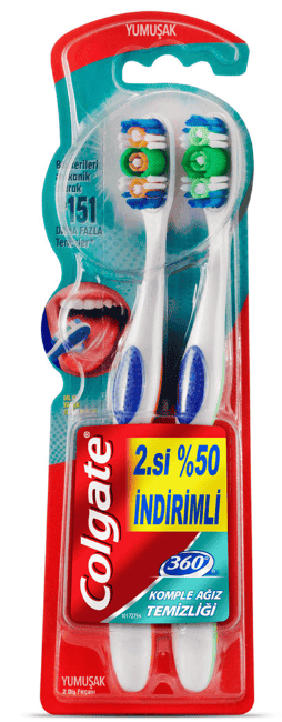 Colgate 360 ​​1+1 Toothbrush 1 pcs