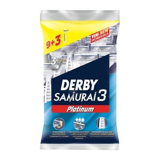 Derby Samurai 3 Platınum Single 9+3 Pack 12 pc 