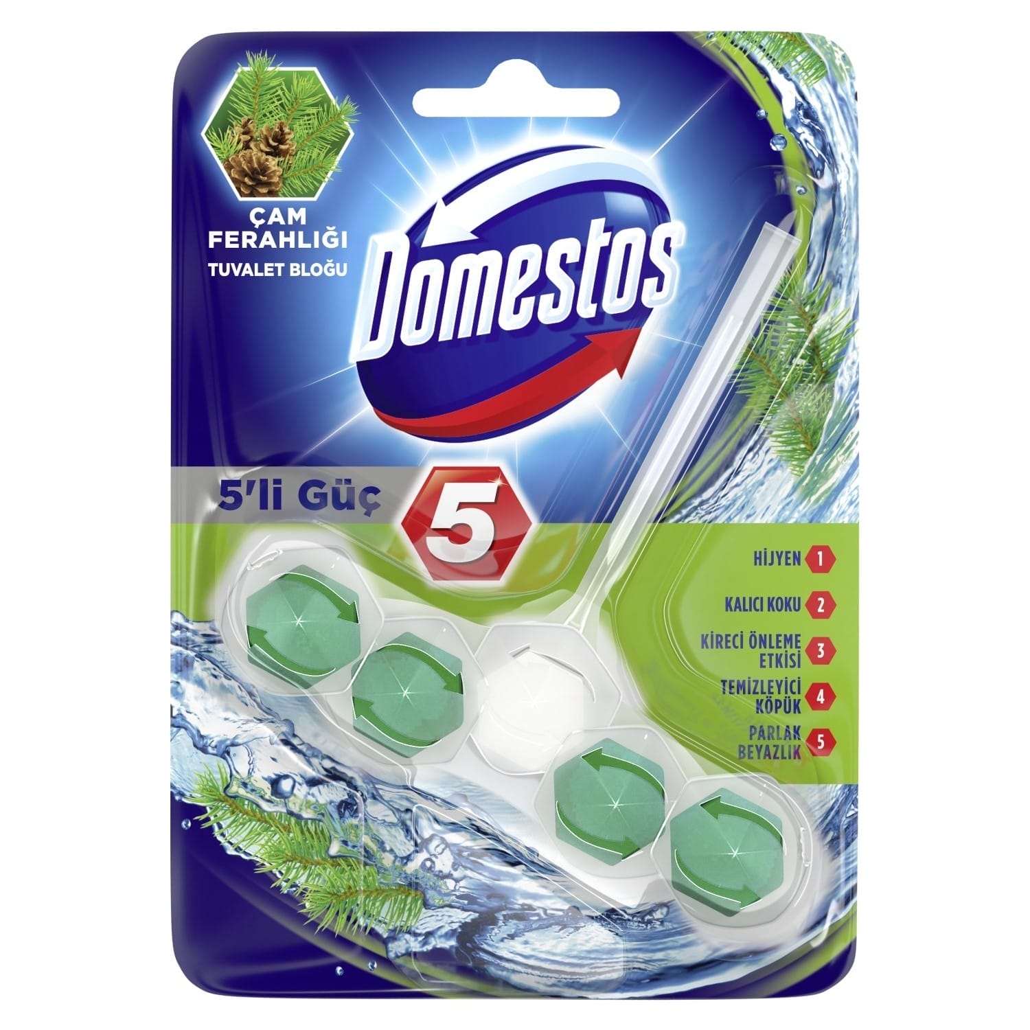 Domestos 5-Way Power Pine Freshness 55 gr 