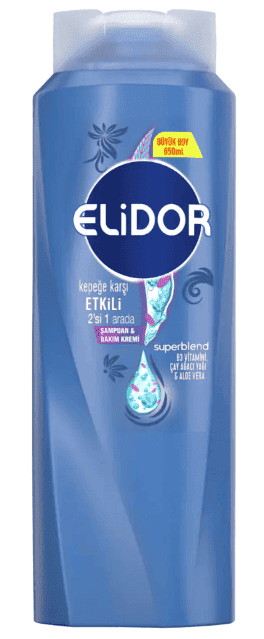 Elidor Kepeğe Karşı Etkili 2 Si 1 Arada Şampuan 650 Ml