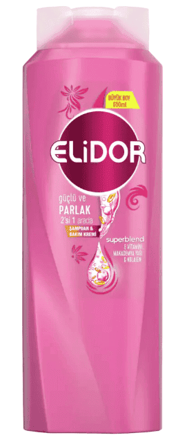 Elidor Güçlü Ve Parlak Saçlar 2 Si 1 Arada Şampuan 650 Ml