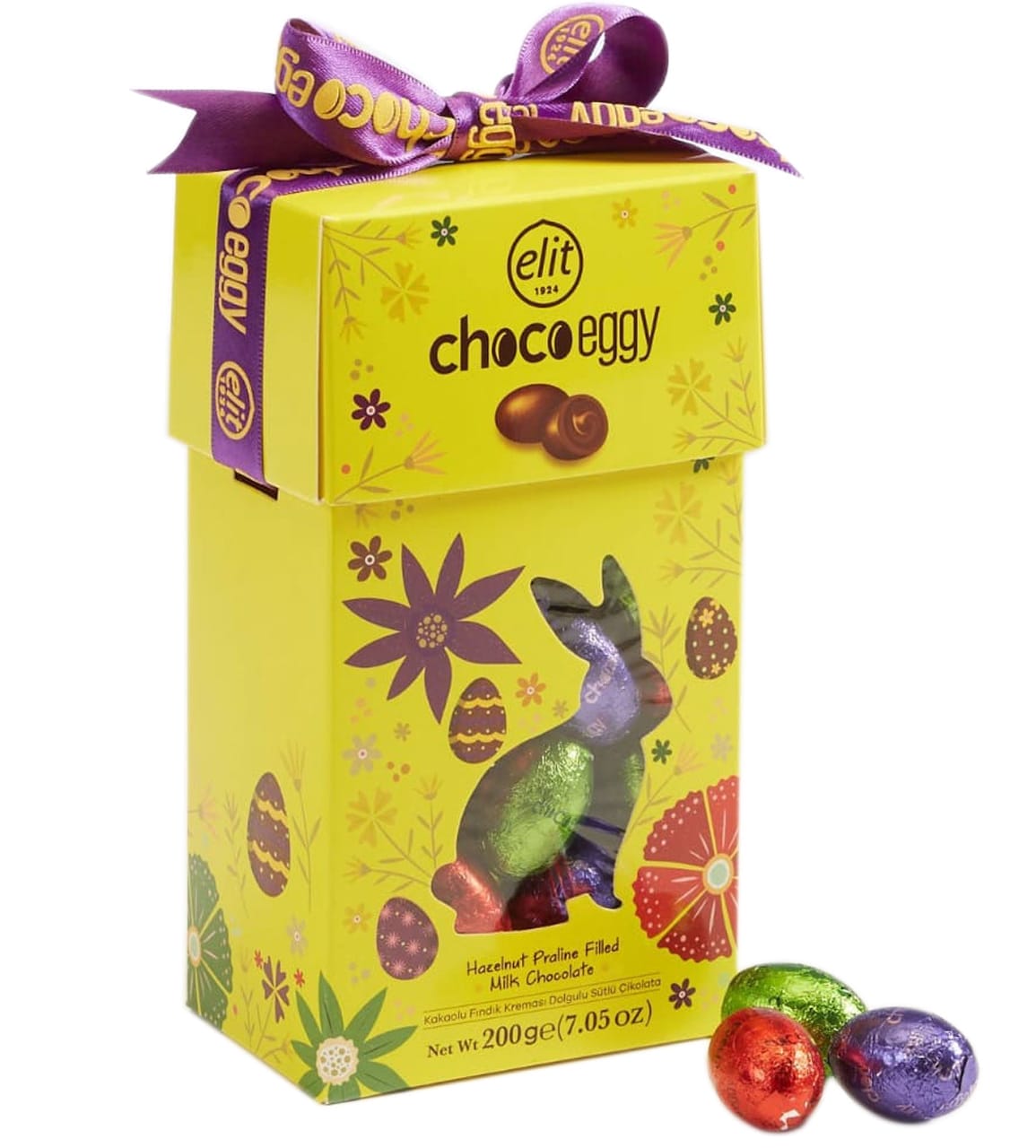 Elit Çikolata Chocoeggy Fındıklı Sütlü Çikolata 200 Gr