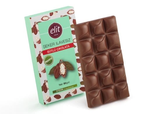 Elit Çikolata Elit Sugar Free And Prebiotic Milk Chocolate 60 gr 