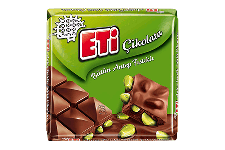 Eti Bütün Fıstıklı Çikolata 80 Gr