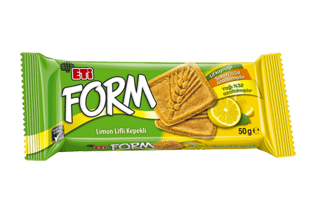 Eti Form Limon Lifli Kepekli Bisküvi 50 Gr