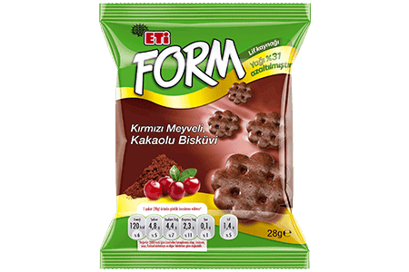 Eti Form Kakao Ve Yaban Mersini 30 Gr