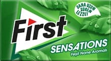 First Sakız  Sensations Yeşil Nane 27 Gr