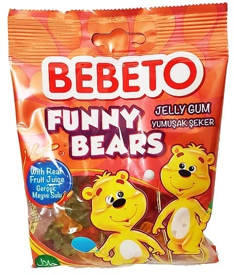 Kervan Gıda Bebeto Jelly Candy Bears  10 Grx12