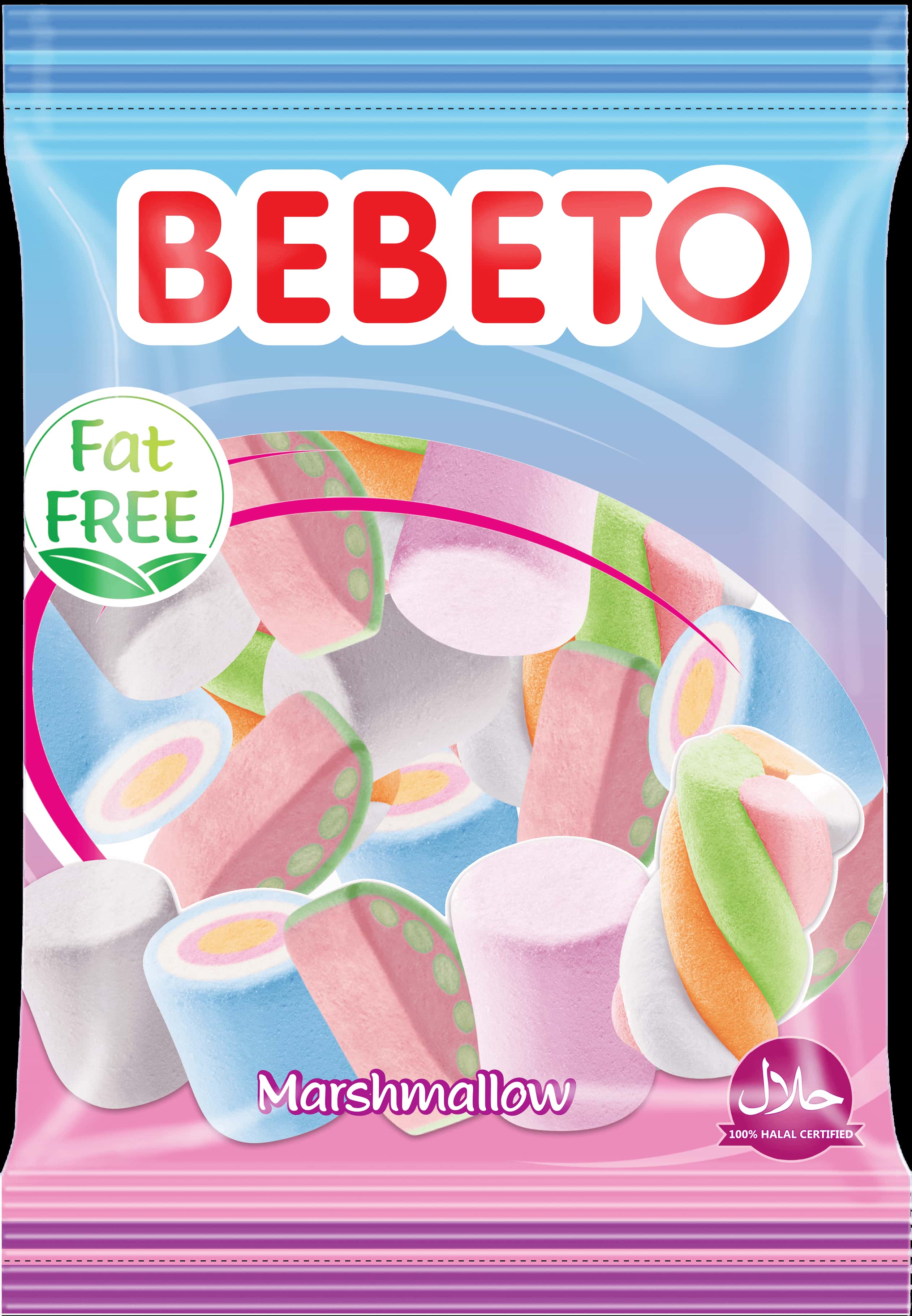 Kervan Gıda Bebeto Marshmallow Candy Mix  135 Grx12